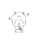 一本まゆ毛のひなちゃん（個別スタンプ：9）