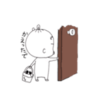 一本まゆ毛のひなちゃん（個別スタンプ：12）