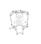 一本まゆ毛のひなちゃん（個別スタンプ：18）