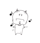 一本まゆ毛のひなちゃん（個別スタンプ：19）