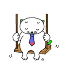 ひるねこ課長と楽しい家族（個別スタンプ：11）