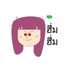Little Claire lovely girl（個別スタンプ：1）