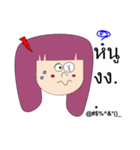 Little Claire lovely girl（個別スタンプ：9）