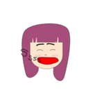Little Claire lovely girl（個別スタンプ：15）