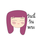 Little Claire lovely girl（個別スタンプ：21）