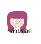 Little Claire lovely girl（個別スタンプ：30）