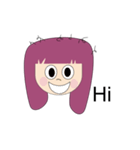 Little Claire lovely girl（個別スタンプ：31）