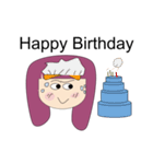 Little Claire lovely girl（個別スタンプ：32）