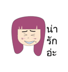 Little Claire lovely girl（個別スタンプ：35）