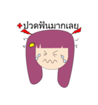 Little Claire lovely girl（個別スタンプ：39）