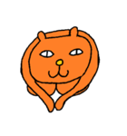 使えるオレンジのねこ（個別スタンプ：3）