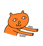 使えるオレンジのねこ（個別スタンプ：4）