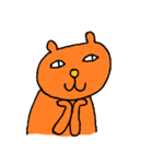 使えるオレンジのねこ（個別スタンプ：8）