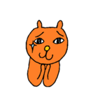 使えるオレンジのねこ（個別スタンプ：21）