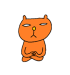 使えるオレンジのねこ（個別スタンプ：25）