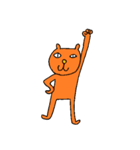 使えるオレンジのねこ（個別スタンプ：35）