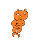 使えるオレンジのねこ（個別スタンプ：40）