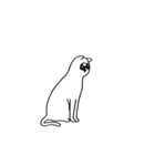 和田さんがかいた猫（個別スタンプ：18）