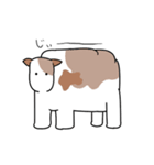 ふわふわモコモコ牛（個別スタンプ：6）