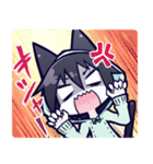 黒猫ナツキちゃん（個別スタンプ：2）