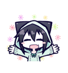 黒猫ナツキちゃん（個別スタンプ：4）