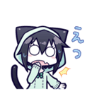 黒猫ナツキちゃん（個別スタンプ：5）
