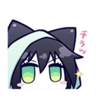黒猫ナツキちゃん（個別スタンプ：11）