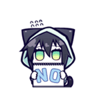 黒猫ナツキちゃん（個別スタンプ：20）
