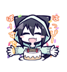 黒猫ナツキちゃん（個別スタンプ：30）