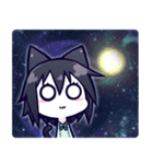 黒猫ナツキちゃん（個別スタンプ：40）