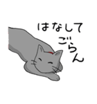 ビビリねこのあずき（個別スタンプ：9）