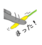 ビビリねこのあずき（個別スタンプ：19）