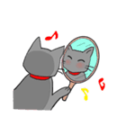 ビビリねこのあずき（個別スタンプ：33）