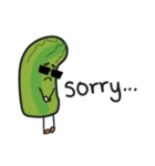 Mr Cucumber ＆ Mrs Tomato（個別スタンプ：10）