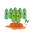 Mr Cucumber ＆ Mrs Tomato（個別スタンプ：35）