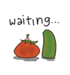 Mr Cucumber ＆ Mrs Tomato（個別スタンプ：36）