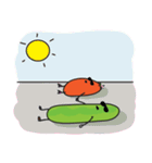 Mr Cucumber ＆ Mrs Tomato（個別スタンプ：38）