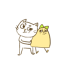 Potato and cat（個別スタンプ：19）