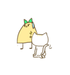 Potato and cat（個別スタンプ：24）