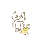 Potato and cat（個別スタンプ：28）