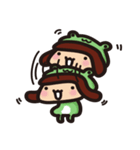 Silly frog and rabbit in summer（個別スタンプ：2）