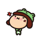 Silly frog and rabbit in summer（個別スタンプ：6）