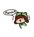 Silly frog and rabbit in summer（個別スタンプ：18）