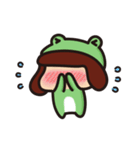 Silly frog and rabbit in summer（個別スタンプ：35）
