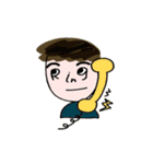 Lemon brother is not too lazy to type（個別スタンプ：21）