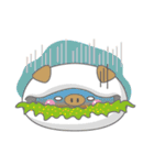 Come and get in line（個別スタンプ：9）