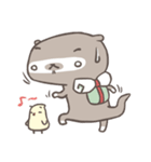 Otter and his stupid chicken Friends 2（個別スタンプ：15）