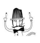 Mr. Beard and What is life？（個別スタンプ：4）
