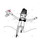 Mr. Beard and What is life？（個別スタンプ：8）