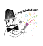 Mr. Beard and What is life？（個別スタンプ：27）